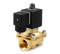 YedZen Electroválvula de latón, 230 V CA, G3/4", cerrada, N/C, 0 - 10 bar, DN20, latón, electroválvula de acción directa, electroválvula eléctrica para agua, aire, diésel, queroseno, gasolina