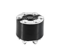 YedZen Junta universal para muros de 80 mm, para tubos y cables de 0 a 45 mm de diámetro, inserto de goma con chapa de hierro galvanizado en frío (80 mm)