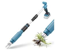 YedZen Malas Hierbas Electrico Compatible con Makita 18V(Sin Batería), Mango Telescópico de 77-95 cm, 3 Garras de Acero Inoxidable con Sistema de Liberación Rápida, Extractor de Raíces para Jardín