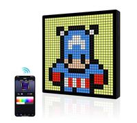YedZen Marco de fotos digital LED Pixel Art, panel de visualización programable RGB de 32 x 32 pulgadas, conexión Bluetooth portátil inteligente y control de aplicación, señal LED para reloj