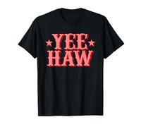 Yee Haw Bold Western Retro Style Camiseta