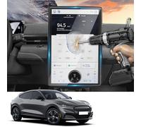 YEE PIN 15,5 pulgadas compatible con Ford Mustang Mach-E Navigation 2021+ Navigation Protector de pantalla GPS Protector de pantalla Navi Protector de pantalla de cristal templado antiarañazos