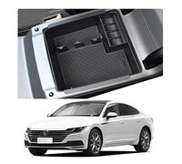 YEE PIN Bandeja de Guantera Arteon 2 / Passat B8 / Passat Valiant para Apoyabrazos Caja de Consola Central, Bandeja Reposabrazos Almacenar Artículos Pequeños Interior Accesorios