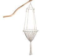 Yeeda Gato macramé para Ventana,Cats Sleeping Bed Cute Cat Cesta Colgante para Pared, balcón, Patio | Estante abatible para Gatos Interior con Cesta Almacenamiento con borlas