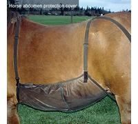 Yeeda Red antimosquitos para caballos, protección contra el abdomen para caballos, malla antimosquitos para caballos, red de protección cómoda, transpirable y resistente a los arañazos