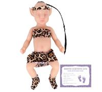 YEEFAIRY Muñeca Realista de Silicona Completa Muñeca Estilo Aviytahr 31cm Niña Ojos Cerrados Props de Escena Vivos Curación Emocional Muñecas Vivas Compañía Terapéutica (con Cabello, Piel Clara)