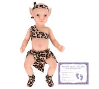YEEFAIRY Muñeca Realista de Silicona Completa Muñeca Estilo Aviytahr 31cm Niño Ojos Abiertos Props de Escena Vivos Curación Emocional Muñecas Vivas Compañía Terapéutica (Sin Cabello, Piel Clara)