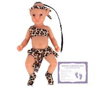 YEEFAIRY Muñeca Realista de Silicona Completa Muñeca Estilo Aviytahr 31cm Niño Ojos Abiertos Props de Escena Vivos Curación Emocional Muñecas Vivas Compañía Terapéutica (con Cabello, Broncead)