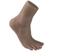 Yeefairy Pie Artificial Silicona Maniquí Enfermería Reproducción 1:1 Realista Flexible y Suave Modelo de Práctica Exposición de Joyas Prótesis Herramienta Manicura (Destro, Mujer, Moreno Claro)
