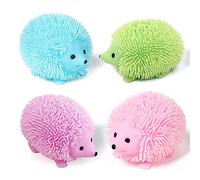 Yeefunjoy 4 Piezas Bola de Antiestrés, Pelota para rebotar, Bolas de Hilos de Inquietud Sensorial Juguetes de Erizo, Sensory Fidget Toys Stress Balls, Pelota antiestrés para niños y Adultos