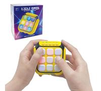 Yeefunjoy Consola de Juegos de Mano Quick Push it Pop Game, Juego Electrónico Juego de Empuje Rápido, Pop Antiestrés Consola Portátil Flashing Quick Press Games para Regalos Niños Cumpleaños Navidad