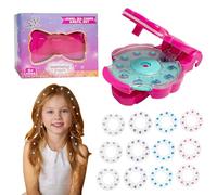 Yeefunjoy Hair Bedazzler Kit, Herramienta de Peinado de Bedazzler con 120 Gemas, Hair Accesorios para Niña, Brillantes para el pelo, Grapadora Diamond Sparkle para Niña Regalo de Cumpleaños y Navidad