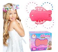 Yeefunjoy Hair Bedazzler Kit,Máquina de Gemas para el Cabello con 180 Gemas, Herramienta de Peinado Juego de Styling Tool Gem Stamper Hair,Regalo para Niñas Mujeres Glam Shining Styling Tool de Moda