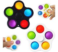 Yeefunjoy - Juego de 2 juguetes para niños, Fidget Pop para aliviar el estrés y la ansiedad, regalos de cumpleaños y fiestas