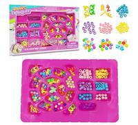 Yeefunjoy Kit para Hacer Pulseras Niñas, Abalorios Aara Hacer Pulseras, Regalo Niñas 5 6 7 8 9 10 11 12 Años,Collares Con Cuentas De Colores para regalo, Navidad, vacaciones, cumpleaños Para Niños