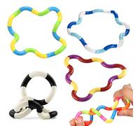 Yeefunjoy Paquete de 4 Juguetes Sensoriales, Fidget Toy, Juguetes Antiestrés, Juguetes para Inquietos Dedos, Terapia de Relajación, Juguetes Educativos de Descompresión, Regalos para Bolsas de Fiesta