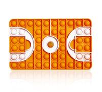 Yeefunjoy Pop Fidget Toy, Push Bubble Sensory Explotar Burbujas Silicona Sensorial Juguete Educativo de Cancha de Baloncesto Juguetes Antiestres Pop para Aliviar el Estrés y la Ansiedad