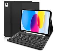 Yeegnar Funda con teclado para iPad 10 2022 10.9", compatible con nuevo 11" (A16) 2025, italiano QWERTY teclado funda iPad 10.9" (A2696/ A2757) & 11" (A3354/ A3355) (iPencil no incluido)