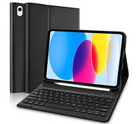 Yeegnar Teclado iPad de 10 generación 2022, funda de teclado para iPad de 10ª generación 2022 de 10.9 pulgadas, teclado desmontable Bluetooth para iPad (modelo A2696/ A2757/ A2777) (iPencil no