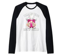 Yeehaw Cowgirl GNOME Motif For Line Dance Women Pink Western Camiseta Manga Raglan