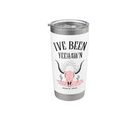 Yeehaw Cowgirl Western Country Yeehaw'n desde 2002 Vaso térmico de acero inoxidable de doble pared