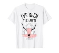 Yeehaw Cowgirl Western Country Yeehaw'n Desde 2017 Camiseta