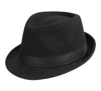 YeeHeen Fedoras Hat Trilby Jazz Panamá Gorra vintage para caballero sombrero de ala corta para hombres y mujeres, Negro, Talla única
