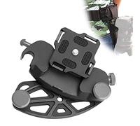 Yeelan Clip de cámara de aleación de aluminio, soporte de cámara, clip de cinturón de soporte de cámara con tornillos de 1/4 pulg., Para Cámara DSLR SLR, mochila, trípode, cinturón