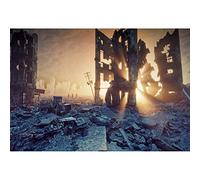 Yeele 2,2x1,5m Ciudad Fotografía Fondo el Futuro Ciudad destruida Permanece Apocalíptico Paisaje Telón de Fondo para la fotografía Edificio Moderno Sesión de Fiesta Retrato Foto Props