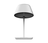 YEELIGHT Lámpara de mesa con cargador inalámbrico, lámpara de noche regulable para dormitorio, sala de estar, habitación de niños y oficina, lámpara de escritorio inteligente funciona con HomeKit,