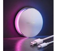 Yeelight Luz Nocturna con Sensor de Movimiento Recargable, RGB y Blanco Cálido, 750mAh, Type-C, Autonomía de Hasta 3 Meses, LED para Baño, Pasillo, Habitación, Fiestas, Escaleras