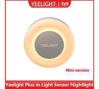 Yeelight-Sensor de luz enchufable, luz nocturna, Mini Sensor, luz nocturna, blanco cálido, 2700K, Ultra nergética, 0,25 W, 110-240V, enchufe europeo Mini Nightlight