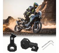 Yeeliv 2 soportes de montaje para motocicleta, soporte de montaje universal para foco, soportes de barra de luz de aluminio, apertura M5 de 18 mm a 32 mm, soporte de fijación ajustable para motocross