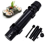 Yeelua Kit de fabricación de sushi, rodillo de sushi multifuncional para hacer sushi, rodillo de sushi, kit de rollo de sushi, molde de sushi para bricolaje más diversificado, herramienta de rollo de