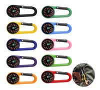 Yeenano Brujulas De Orientacion,10 Piezas Brujula Supervivencia,Detalles Cumpleaños 9 Años,Llavero Motosierra per Bussola Piccola,Utilizado para Camping Senderismo Caza Exteriores,Viajes,Senderismo