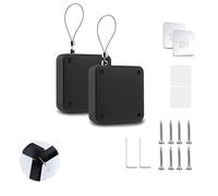 Yeenano Cierrapuertas Automático,2 piezas Cierra Puertas Automático Door Closer Puerta Cierrapuertas Automático con Sensor,Casa Utilizar Cierrapuertas Automático con Cordón para Hogar,Oficina