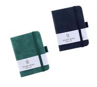 Yeenano Cuaderno de Bolsillo,2 PCS Portátil A7 Cuadernos Pequeños Mini Bloc de Notas Libreta Pequeño Diario Bloc de Notas de Escritura Mini para Cuaderno de Viaje para Oficina Escuela Suministros