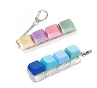 Yeenano Teclado Fidget Toys,2 Piezas Teclado Antiestres,Fidget Toy,Fidgets Toys Adultos,Teclados Desestresante,Llavero Teclados Antiestres,para Divertido Clicker Aliviar Estrés Pass Tiempo