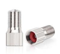 Yeepeo 2 piezas de alargador de válvula de coche, adaptadores de extensión de válvula de 19 mm de cobre, extensión de válvula de coche recta, adaptador de extensión de válvula de coche para scooter