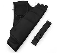 yeeplant Carcaj de tiro con arco, nailon y tela Oxford, 3 tubos de flecha, capacidad para 12-16 flechas, diestros, correa ajustable, adecuado para arcos compuestos y recurvos