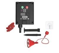 yeeplant Controlador de luz solar de 3 W con control remoto, luz solar impermeable para exteriores, batería de 1200 mAh, carga USB, cable de 9.8 pies, 8 modos, gancho, certificado CE, Fcc y Rohs