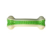 yeeplant Juguete de hueso para masticar: portátil, ligero y con aroma a carne de res para mascotas divertidas, interactivo y lindo, ayuda en la limpieza de los dientes de cachorro