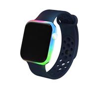 yeeplant Reloj digital LED impermeable, reloj deportivo clásico, pantalla grande, reloj de pulsera de moda