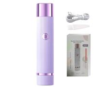 yeeplant Removedor de vello eléctrico 2 en 1 para mujer, afeitadora de doble cabeza, recortadora de bikini, para vello púbico y de todo el cuerpo, rápido, sin dolor, portátil, ligero, ideal para