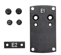 yeeplant Soporte de mira para pistola, placa adaptadora de metal de punto rojo, ajuste preciso para varios modelos