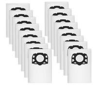 YeeQo 16 Bolsas de aspiradora KFI 357 para Karcher WD2 WD2 Plus WD3 KWD1 KWD2 KWD3 MV3 WD3.200-WD3.800M SE4001 SE4002, para Bolsas Aspiradora Karchers, reemplazo para karcher 2.863-314.0