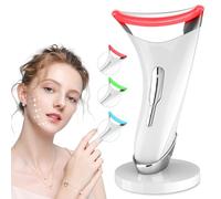 Yeerain Masajeador Facial, Radiofrecuencia Facial de Antiarrugas y Belleza con 3 Modos, 45 ℃ EMS Lifting Para Reafirmar el Cuello y el Rostro