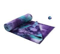 YEESEE Yoga Towel - Super Soft, Sweat Absorbent, Non-Slip Bikram Hot Yoga Towels Size for Mat - Ideal for Hot Yoga & Pilates-Violet
