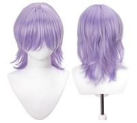 YEESHEDO Peluca para hombre, unisex, anime, cosplay, peluca corta, sintética, para mujer, recta, Halloween, carnaval, disfraz temático, disfraz de fiesta (Saja Boys-Mystery)