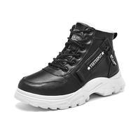 Yeeteepot Botas para Mujer Invierno Calentar Forrado Botines Nieve Zapatos | Cálido Forrado Botines Antideslizante Caminar Zapatos Aire libre Deportivo Zapatos Casuales Viaje Boots